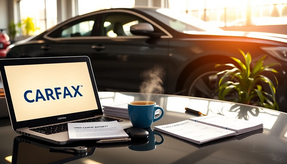 accessing complimentary carfax reports