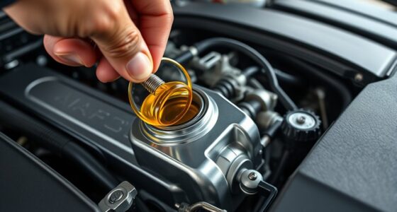 check oil level properly