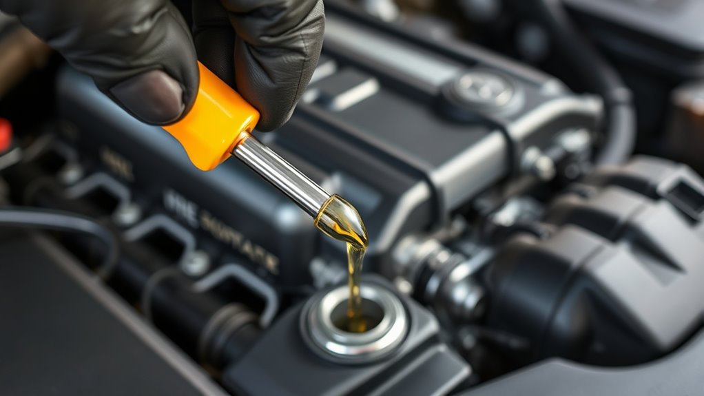 check oil level regularly
