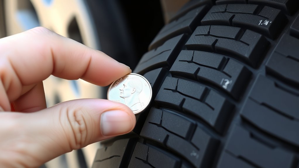 check tire tread regularly