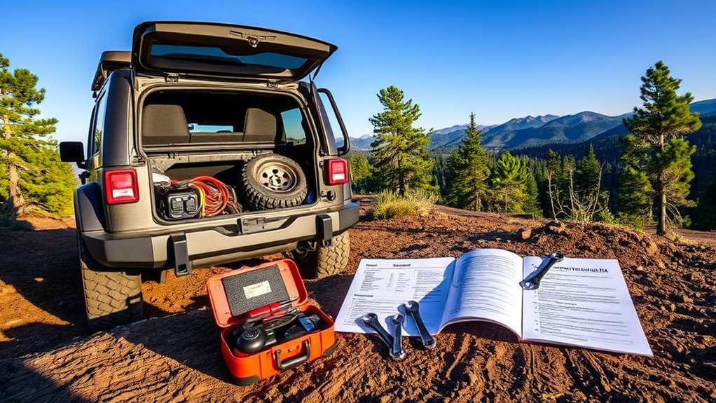 pre trip vehicle safety checklist