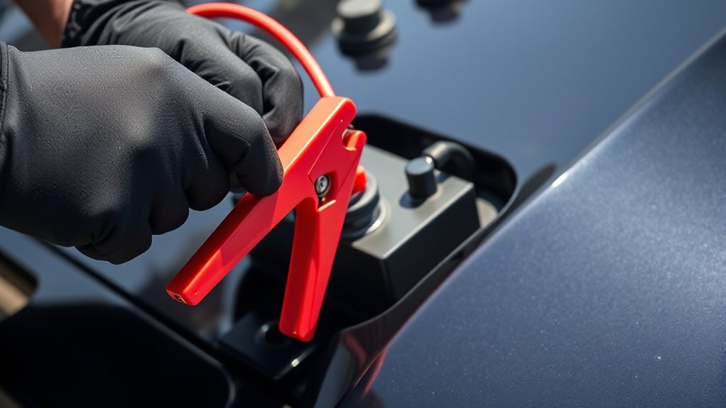 proper jumpstarting vehicle safety