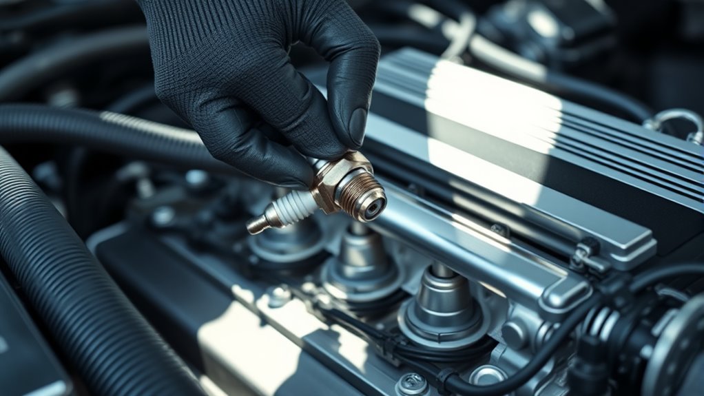 replace worn spark plugs