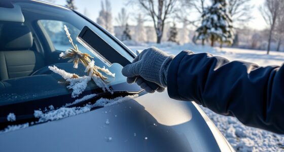 safely remove snow icing