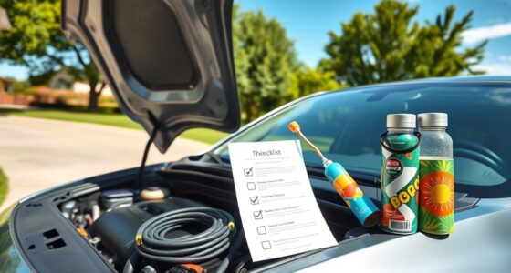 summer car trip preparation