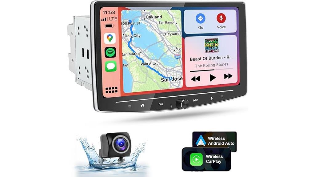 10 inch touchscreen car stereo