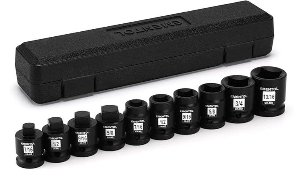 10 piece sae socket set