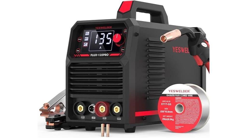135 amp flux core welder