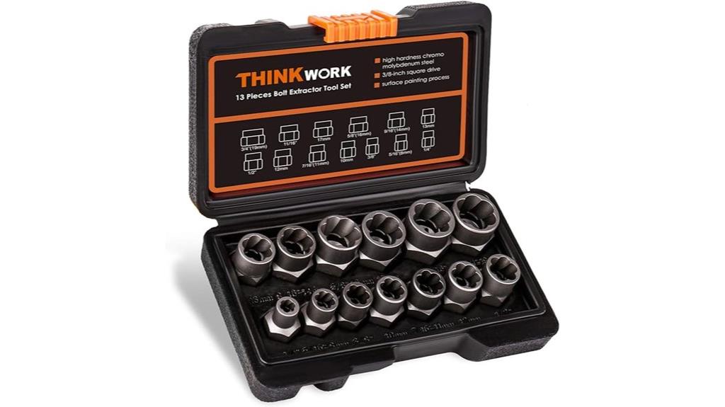 13 piece bolt extractor set