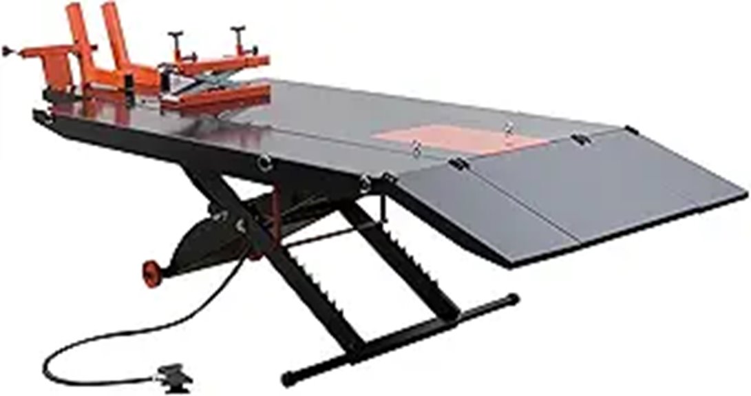 1500lb motorcycle lift table