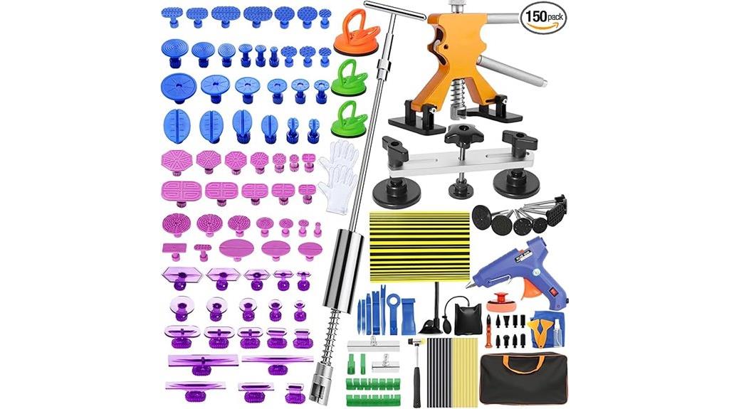 150 piece dent repair kit