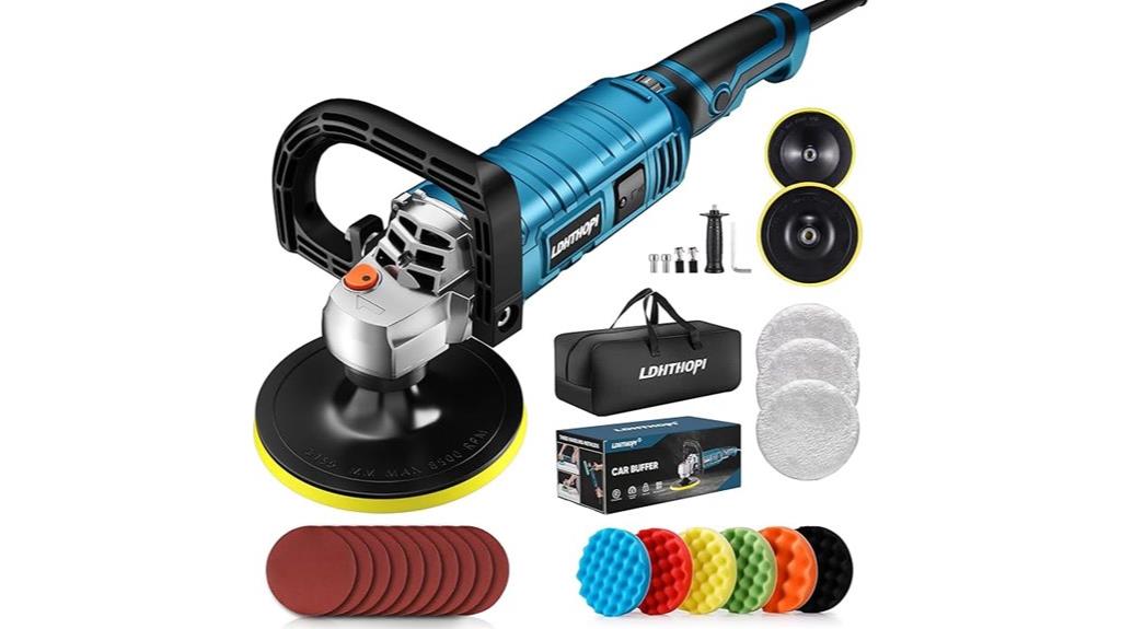 1600w rotary buffer waxer