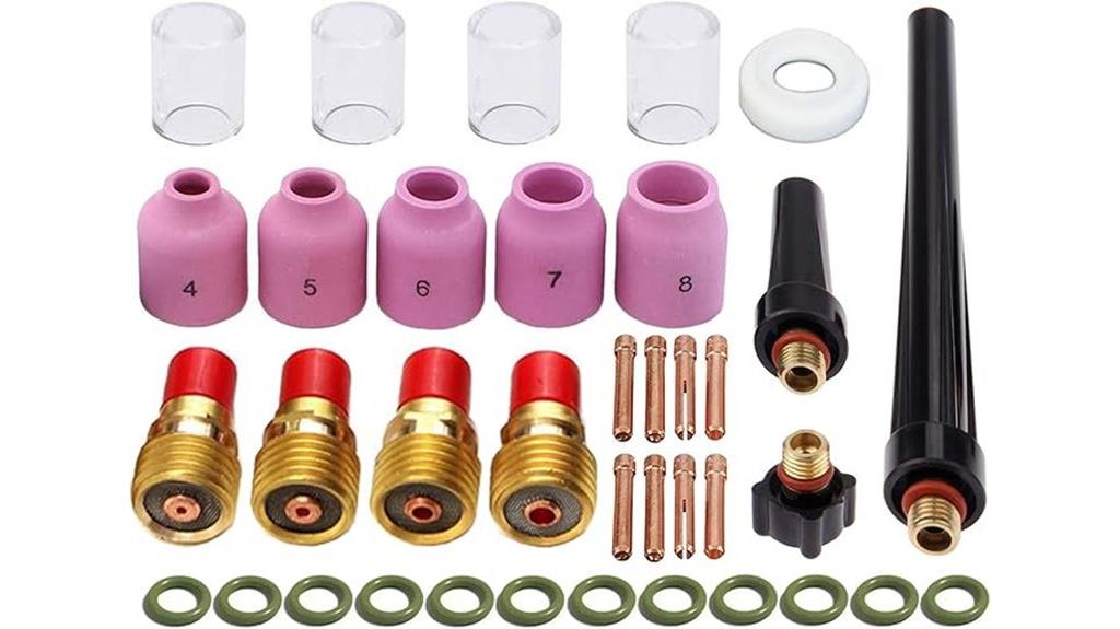 37 piece tig torch kit