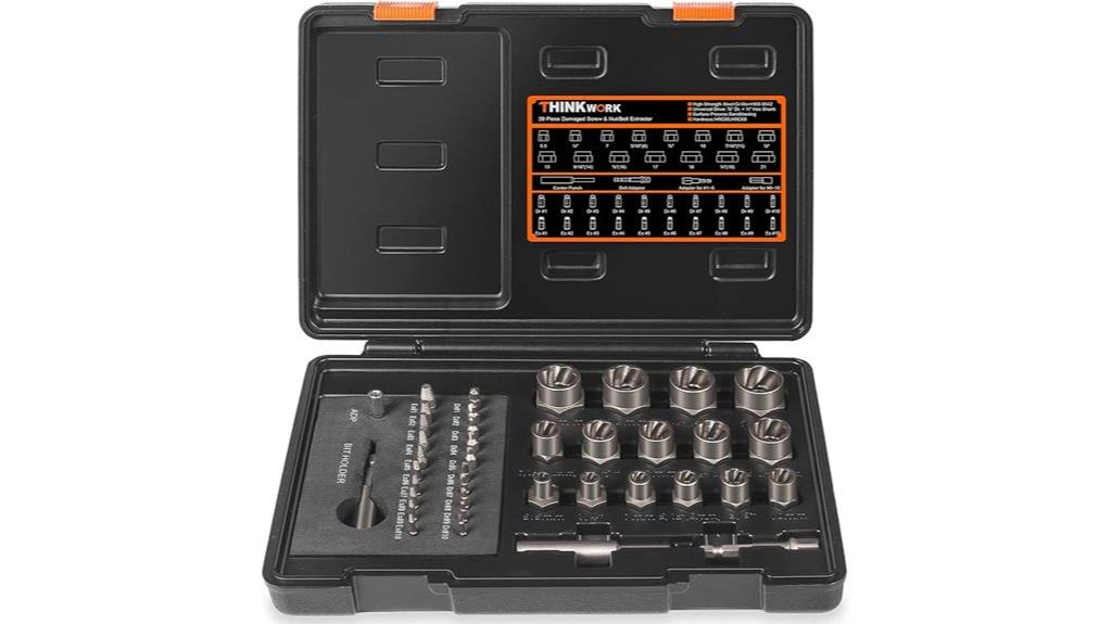39 piece screw extractor set