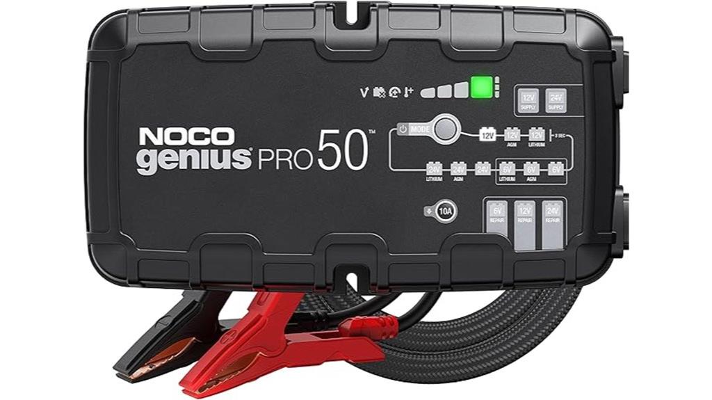 50 amp smart battery charger
