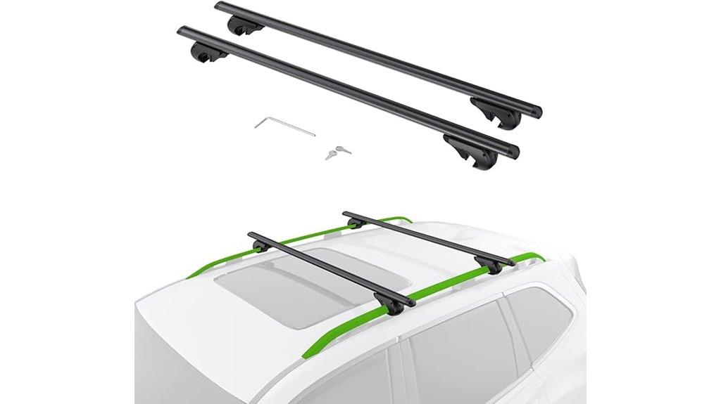 adjustable aluminum roof bars