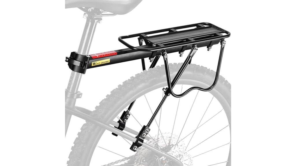 adjustable cargo bike rack