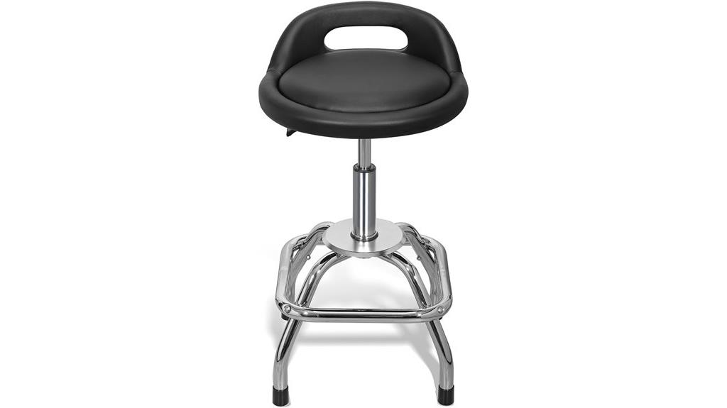 adjustable garage workshop stool