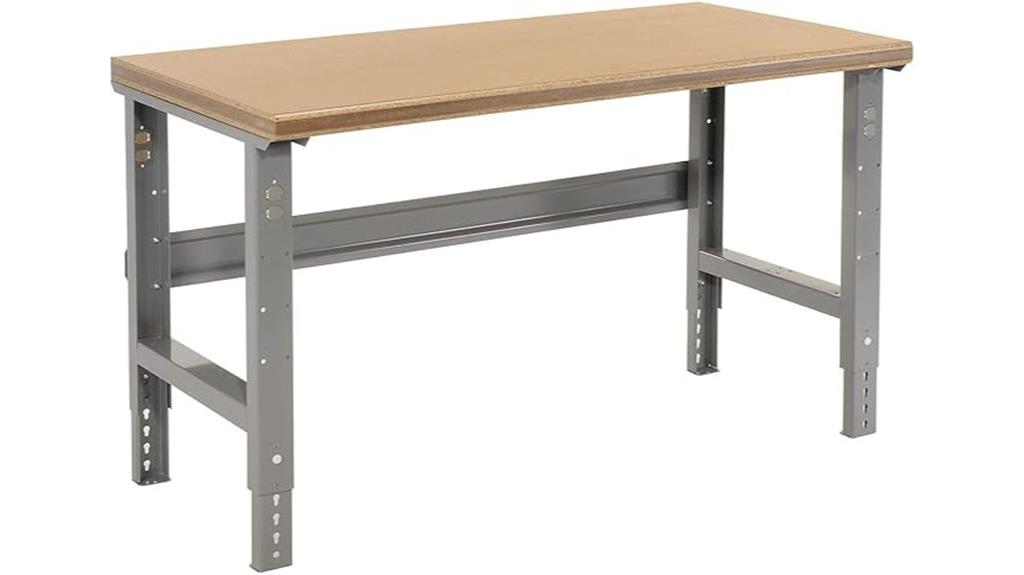 adjustable industrial work bench