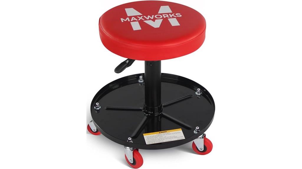 adjustable pneumatic seat roller