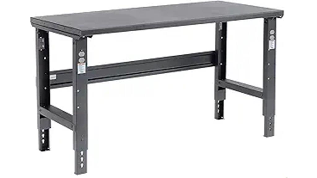 adjustable steel workbench
