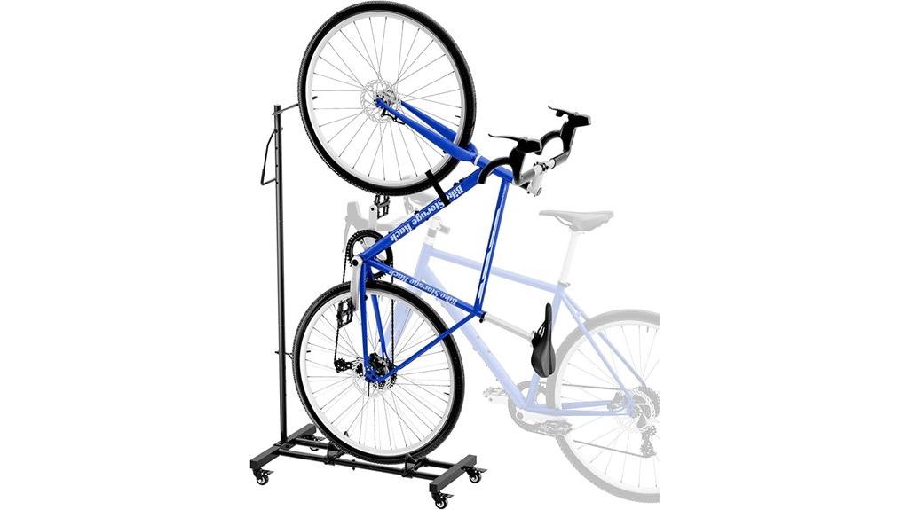 adjustable vertical bike stand