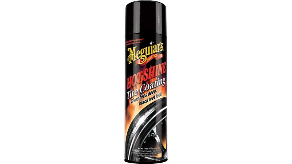 aerosol tire shine coating