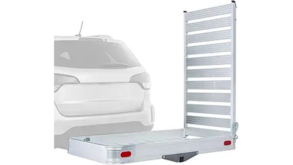 aluminum hitch cargo carrier