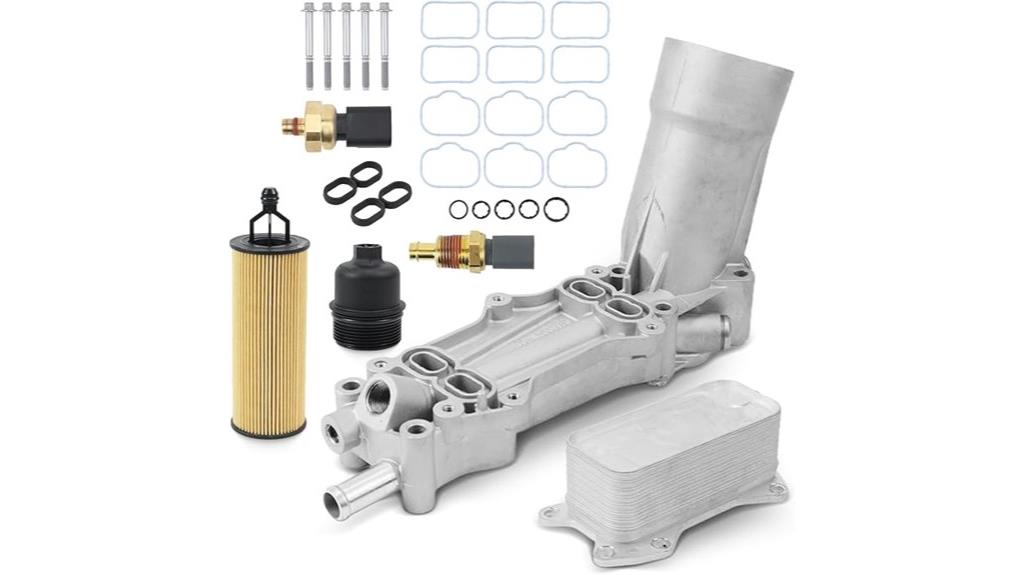 aluminum oil filter housing