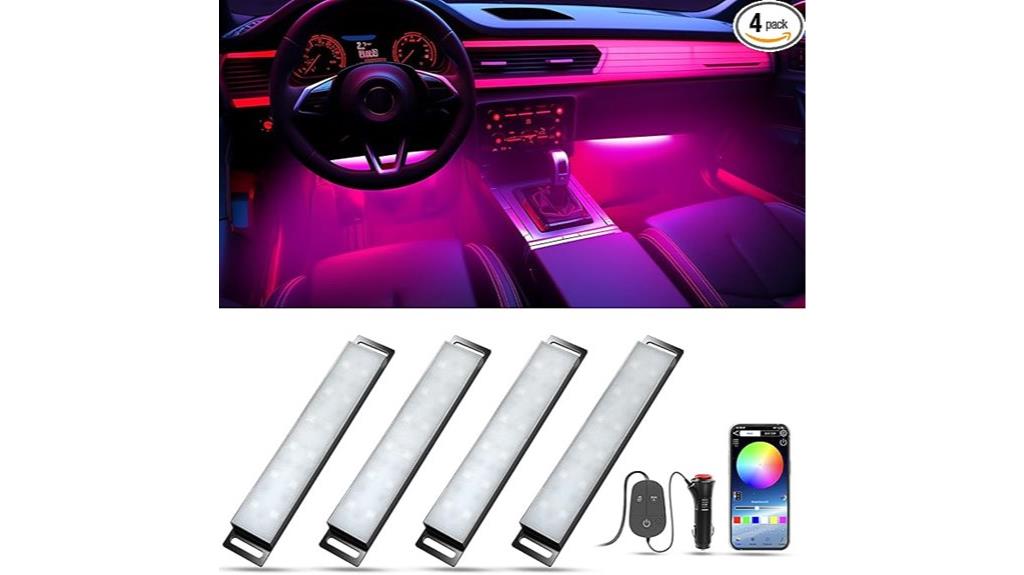app controlled car led lights