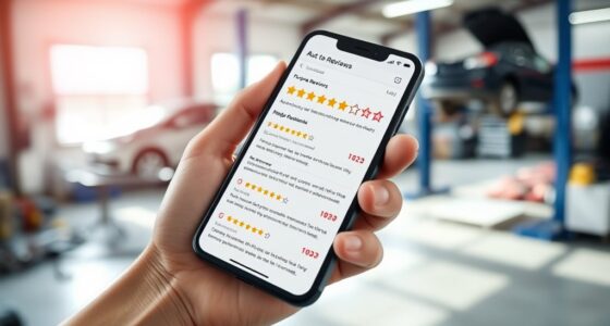 assessing auto service reviews
