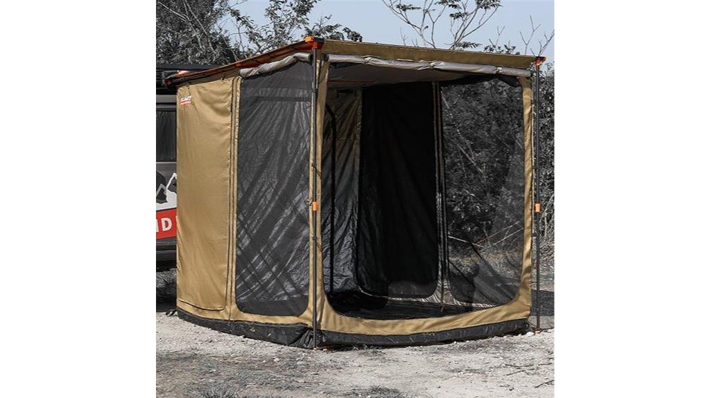 awning tent with floor
