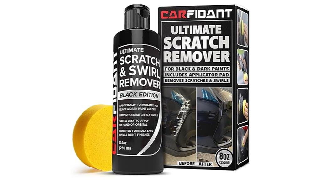 black car scratch remover