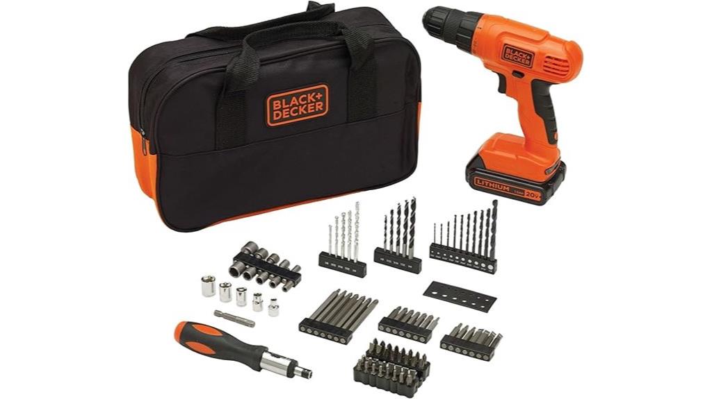 black decker 20v cordless drill