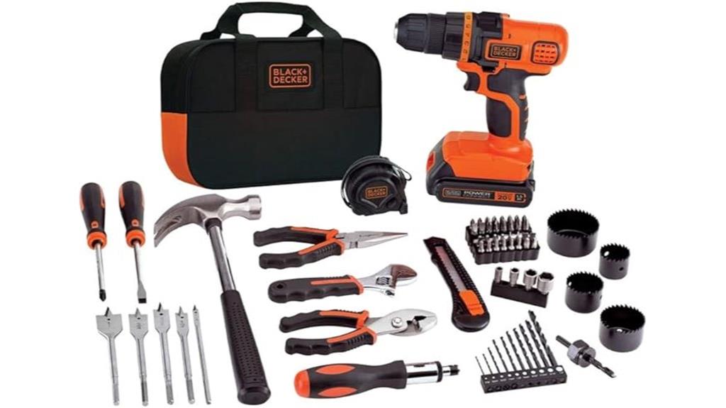 black decker 68 piece kit