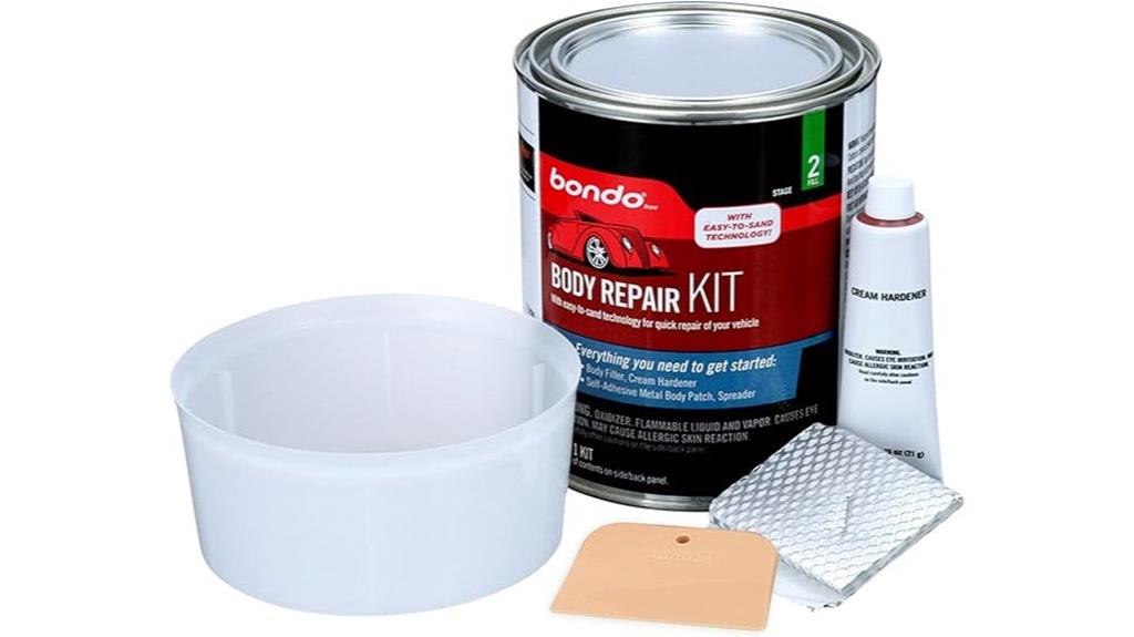 bondo body repair kit
