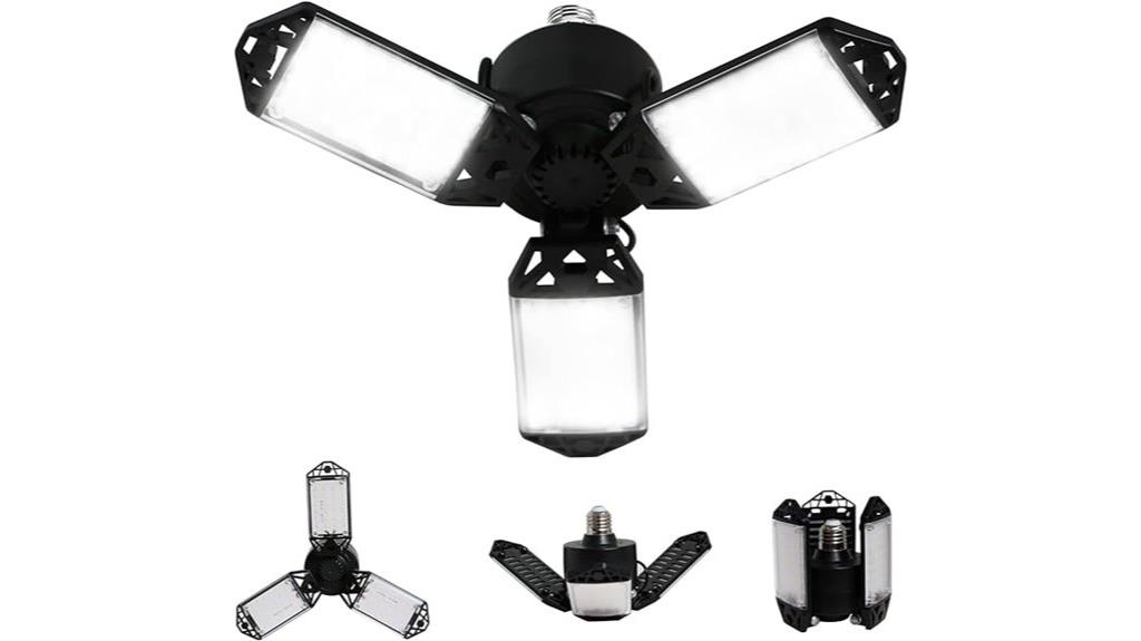 bright 80w garage ceiling light