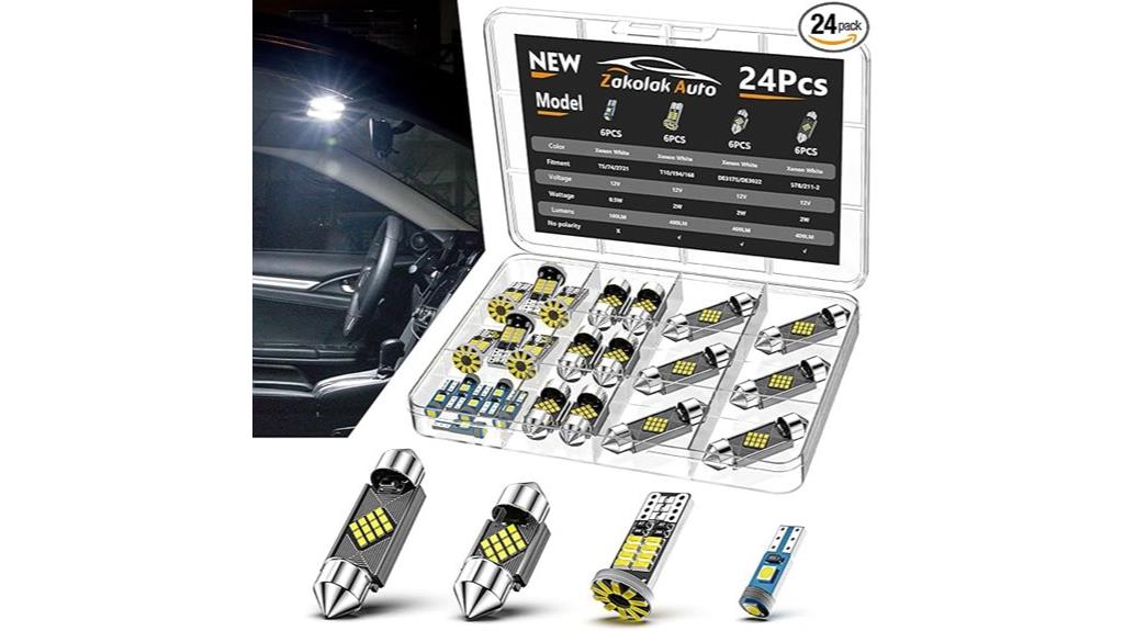 bright white car led kit