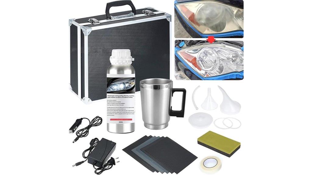 car headlight restoration kit