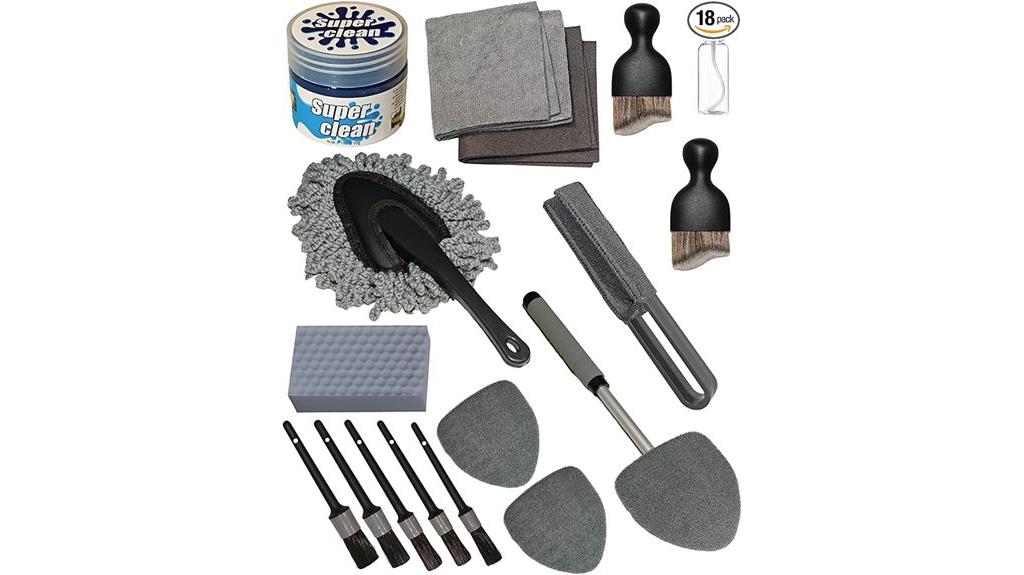 car interior cleaning set