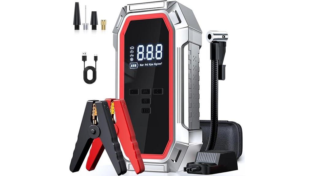 car jump starter compressor