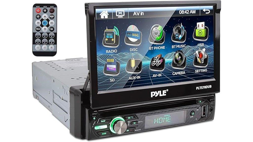 car stereo touchscreen bluetooth