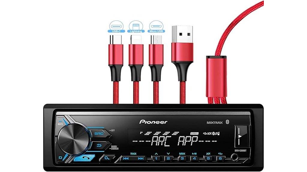 car stereo with charger