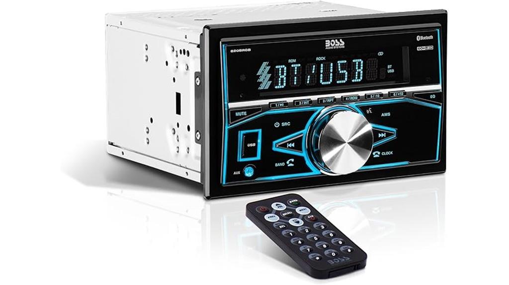 car stereo with rgb lighting