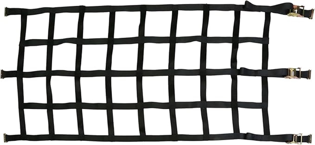 cargo net with ratchets