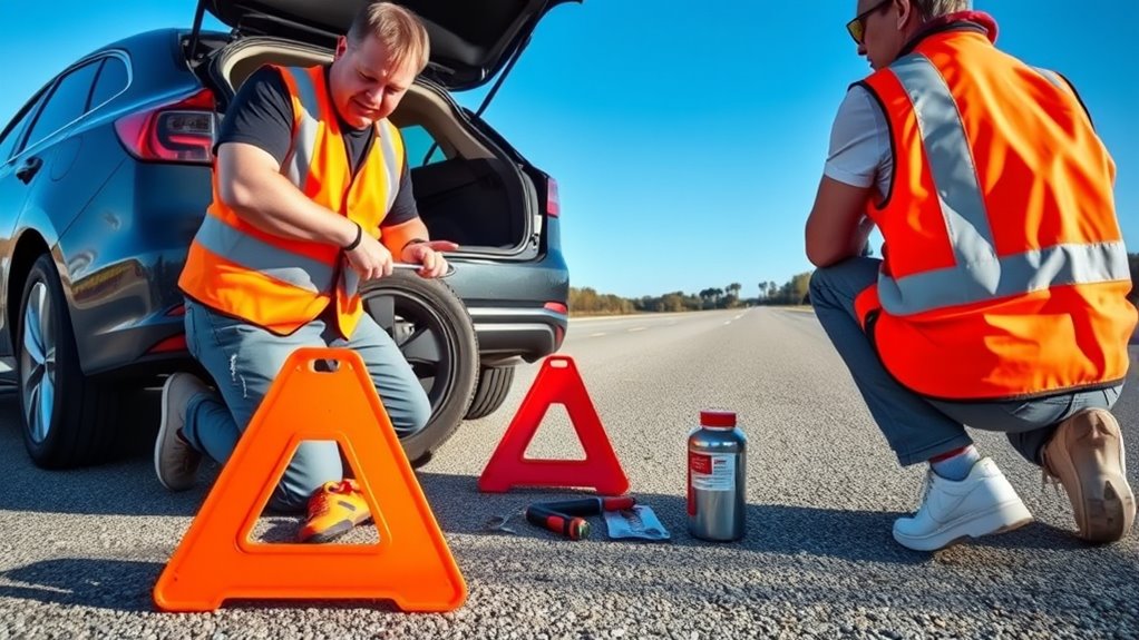change tire safely quickly