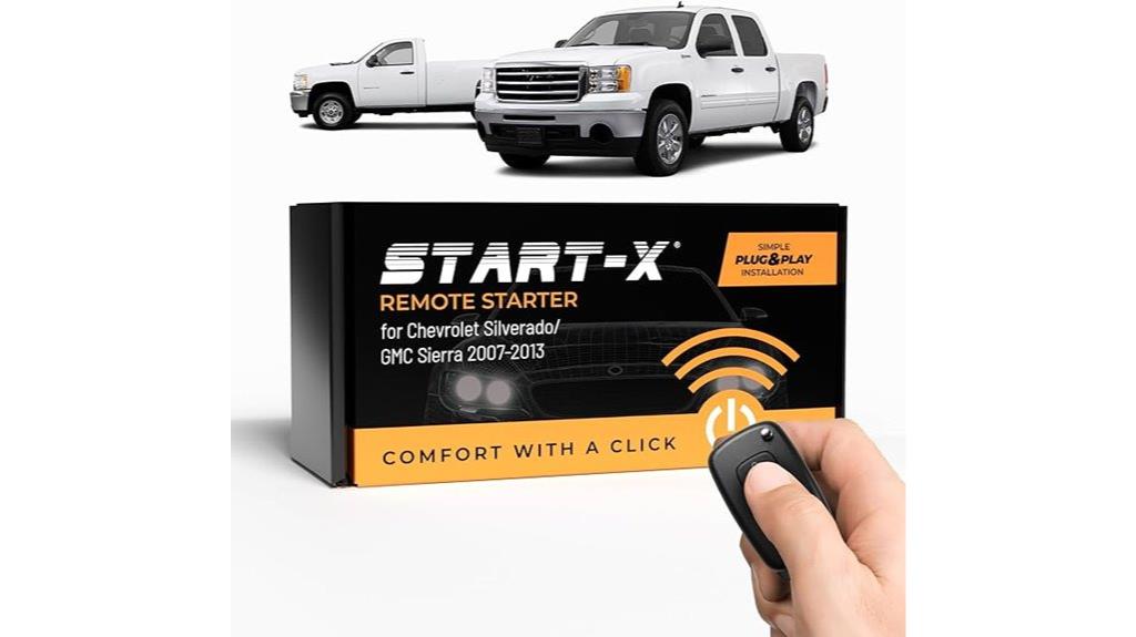 chevrolet silverado remote starter
