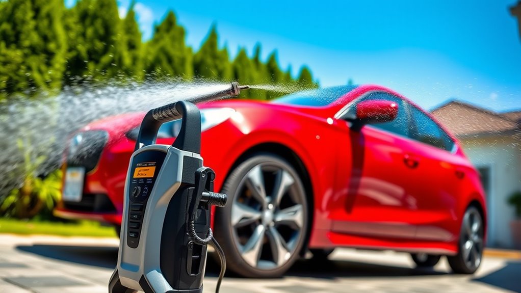 choosing powerful car pressure washer