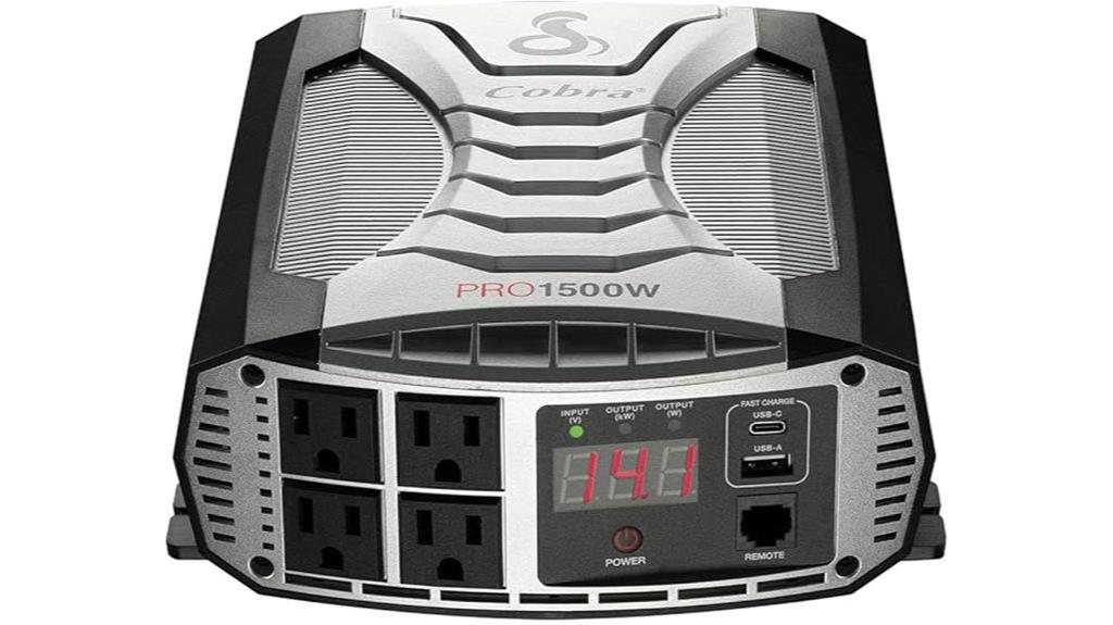 cobra 1500w inverter remote