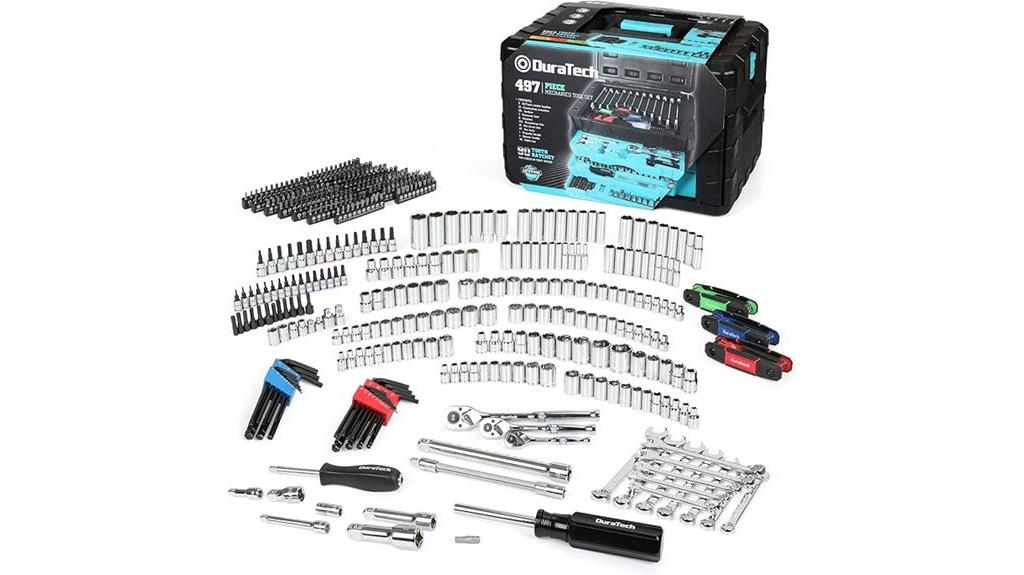comprehensive 497 piece mechanics set